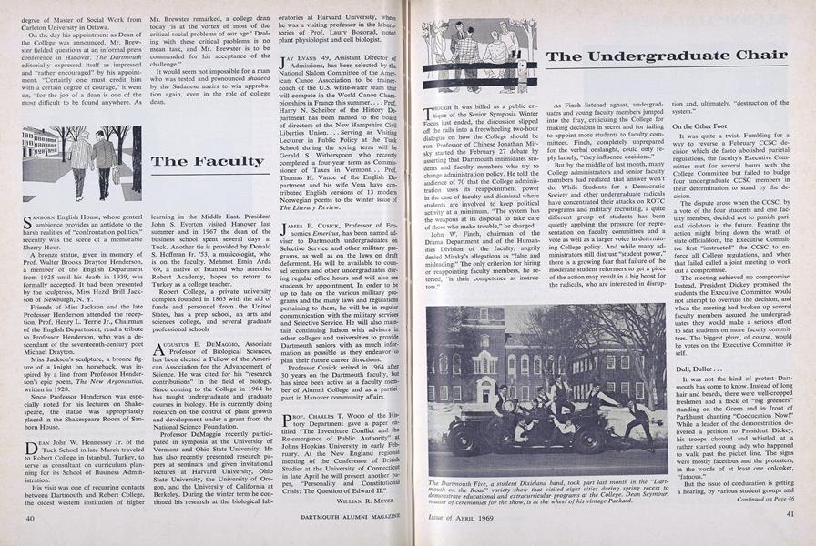 The Undergraduate Chair