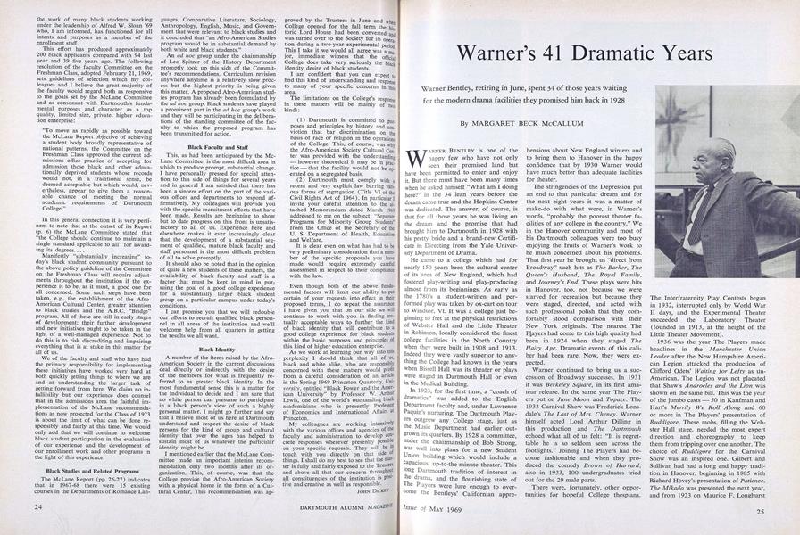 Warner's 41 Dramatic Years