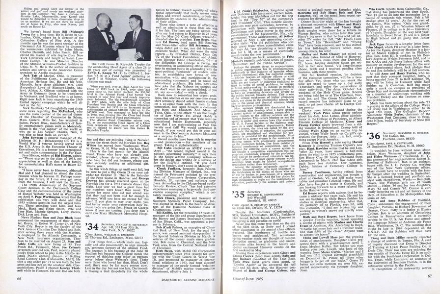The 1968 James B. Reynolds Trophy for