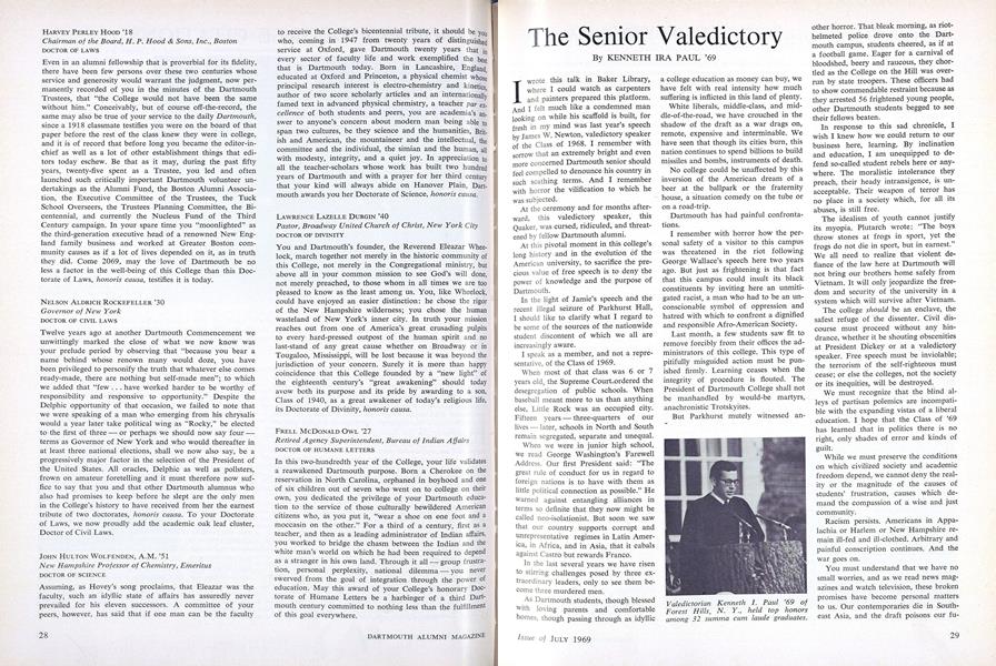 The Senior Valedictory