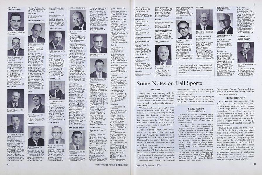 Some Notes on Fall Sports
