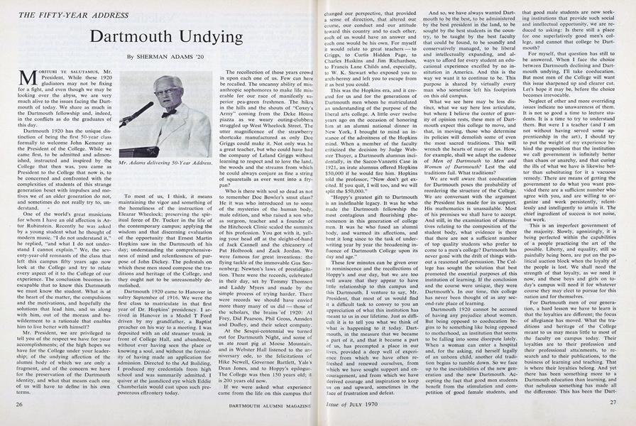 Dartmouth Undying