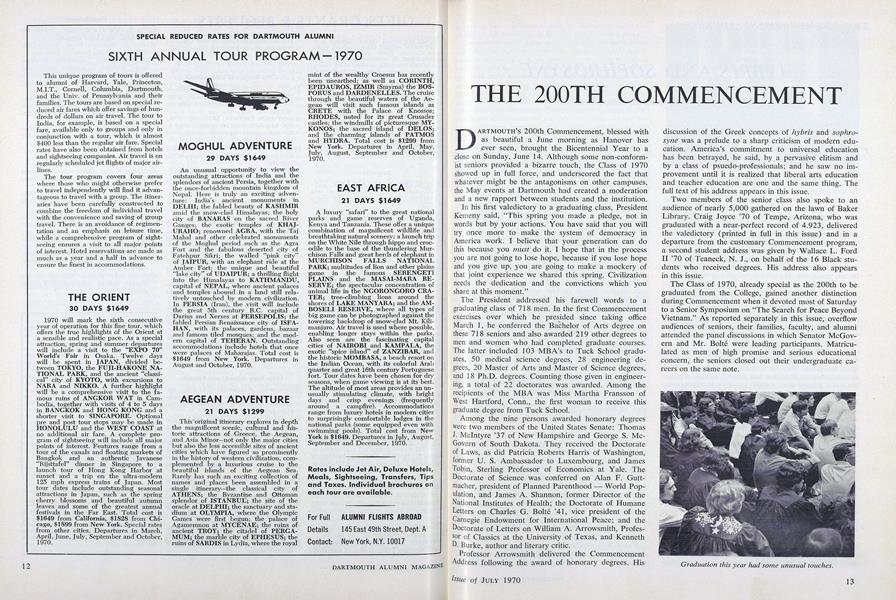 THE 200TH COMMENCEMENT