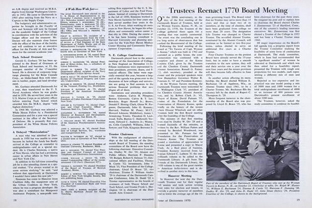 Trustees Reenact 1770 Board Meeting
