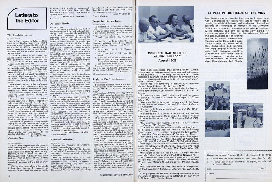 Letters to the Editor