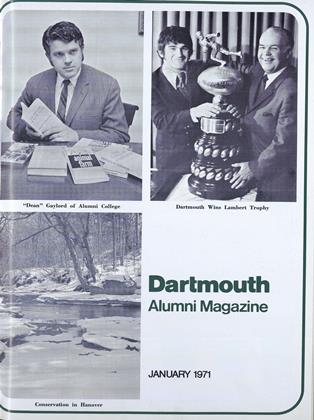 JANUARY 1971 | Dartmouth Alumni Magazine