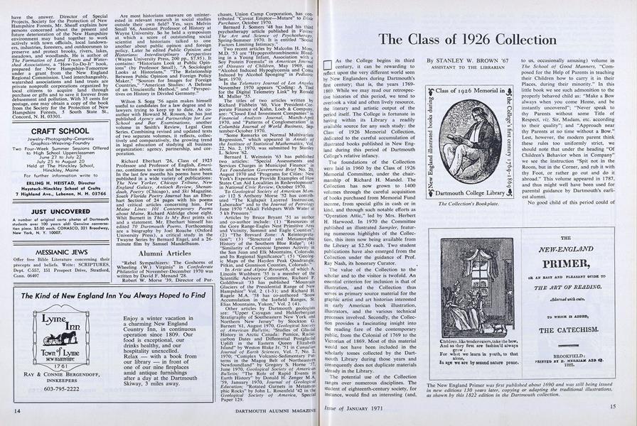 The Class of 1926 Collection