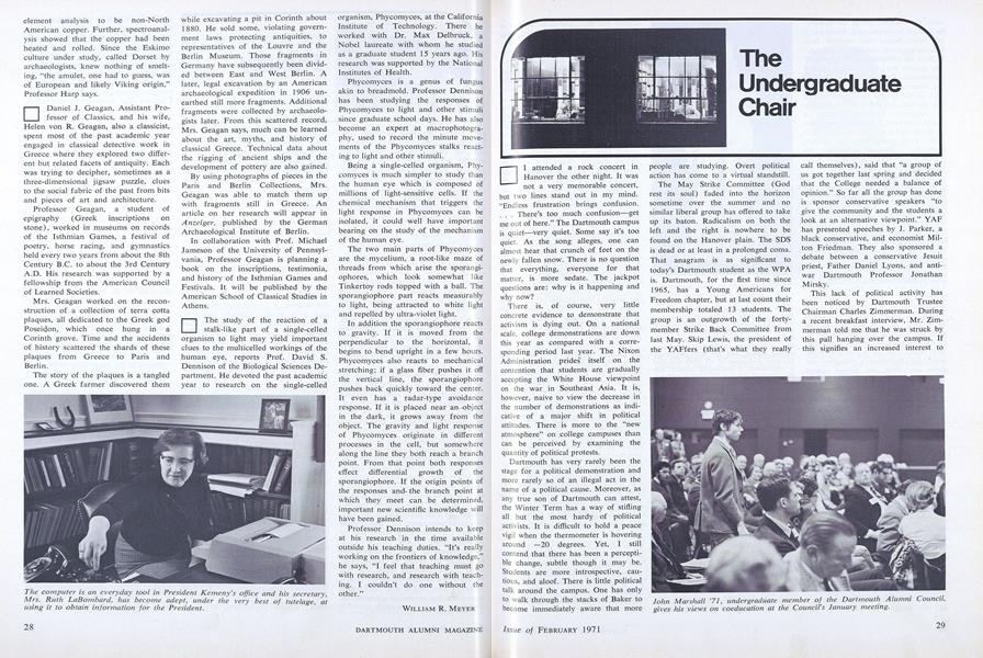 The Undergraduate Chair