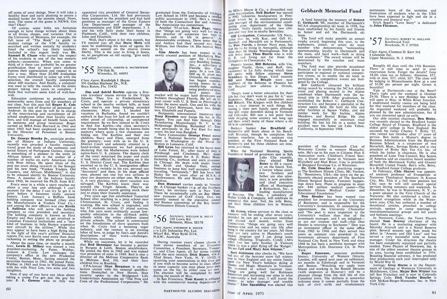 Gebhardt Memorial Fund