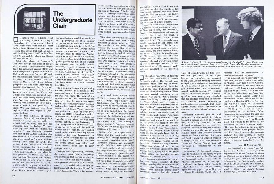 The Undergraduate Chair