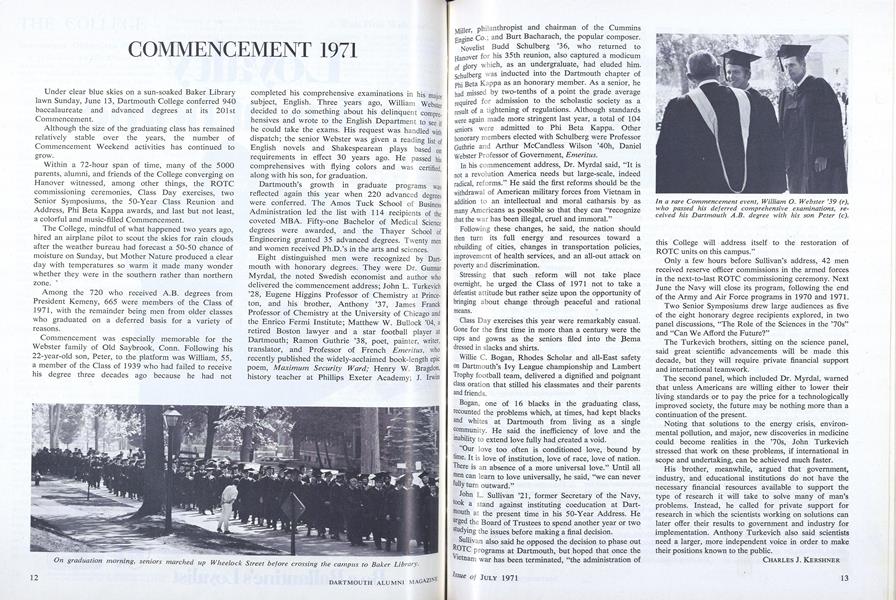 COMMENCEMENT 1971