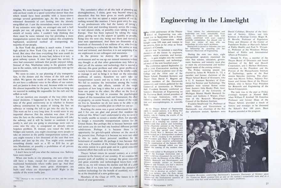 Engineering in the Limelight