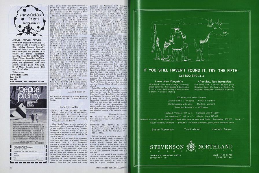 AMERICANS AND CHINESE COMMUNISTS, 1927-1945: A PERSUADING ENCOUNTER.