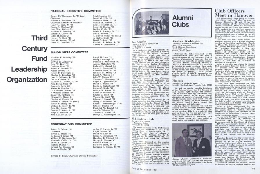 Club Officers Meet in Hanover