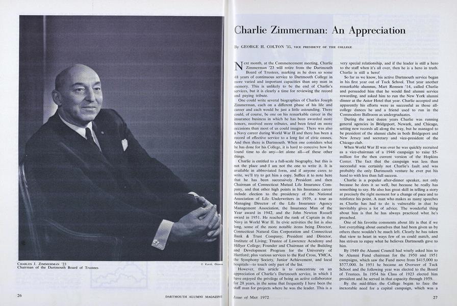 Charlie Zimmerman: An Appreciation