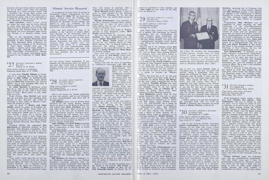 Alumni Service Honored