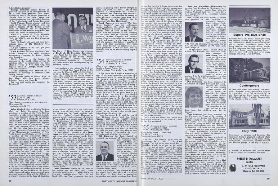 The Harvey P. Hood Trophy A