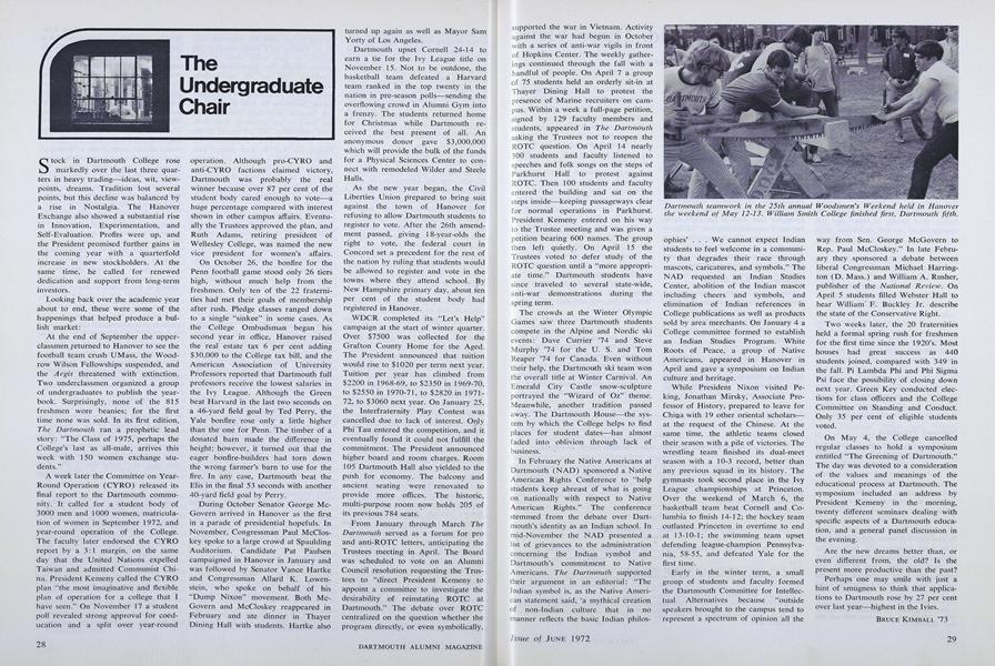 The Undergraduate Chair
