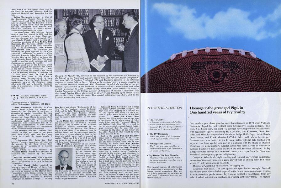 Homage to the great god Pigskin: One hundred years of Ivy rivalry