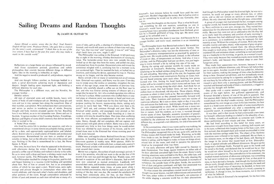 Sailing Dreams and Random Thoughts