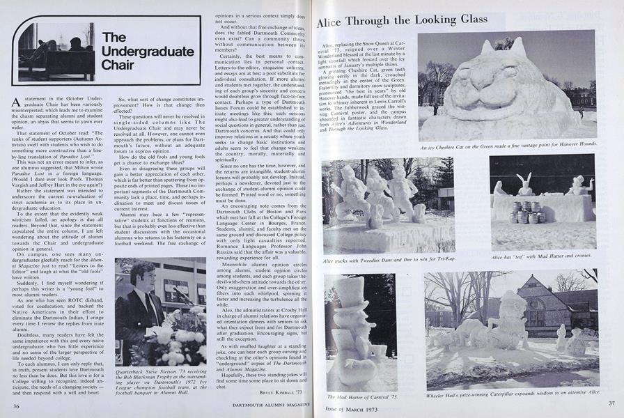 The Undergraduate Chair