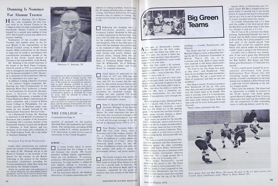 Big Green Teams, Dartmouth Alumni Magazine