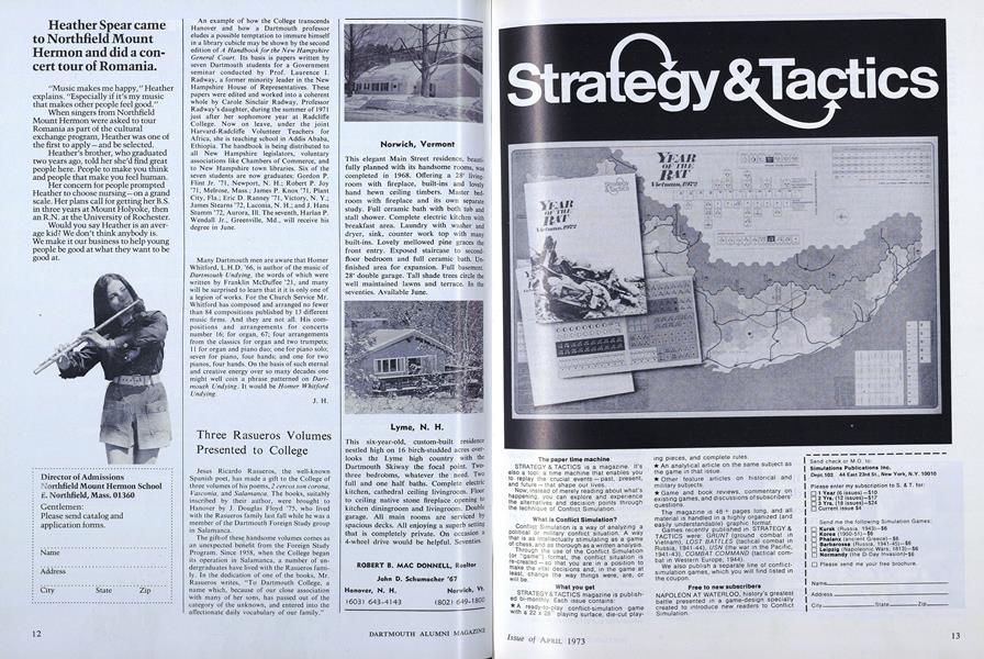 Three Rasueros Volumes Presented to College