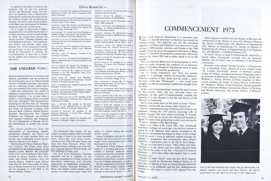 COMMENCEMENT 1973