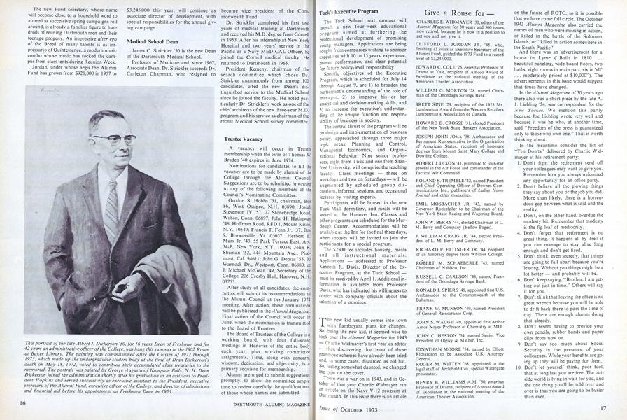 Tuck's Executive Program