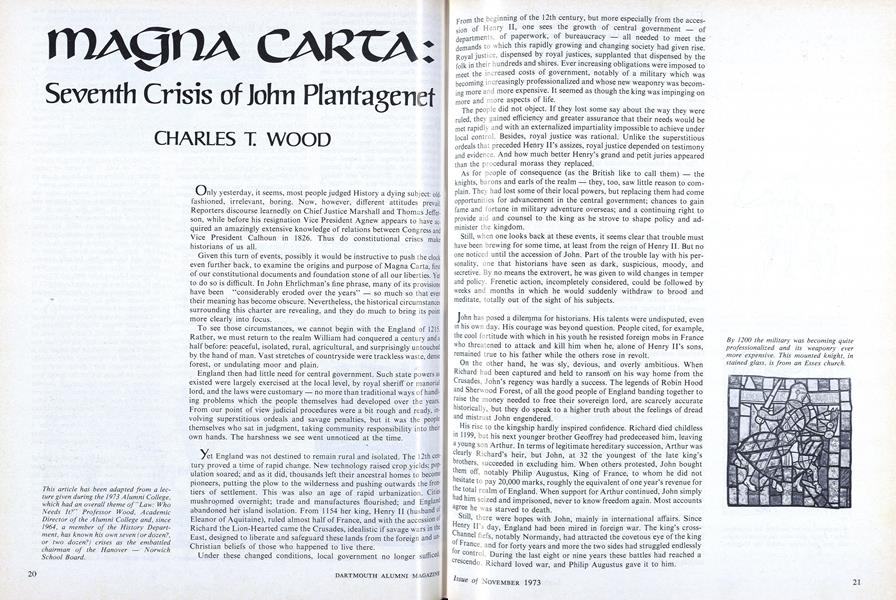 mAgnA CARTA: Seventh Crisis of John Plantagenet