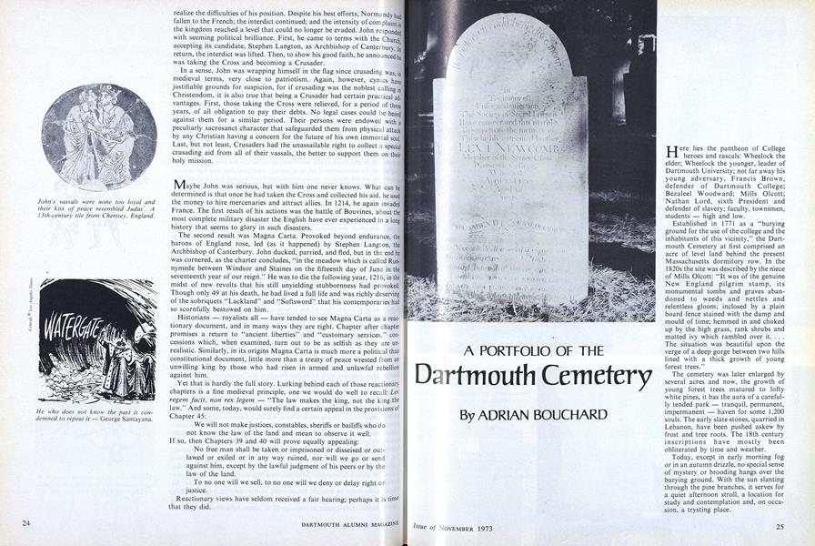 A PORTFOLIO OF THE Dartmouth Cemetery