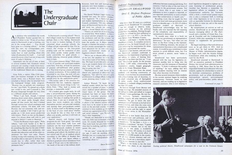 The Undergraduate Chair