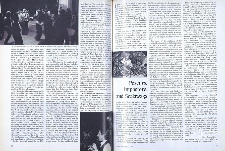 Poseurs, Impostors, and Scalawags