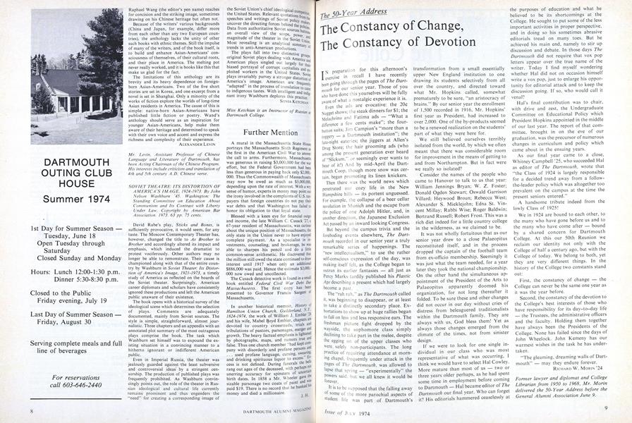 The Constancy of Change, The Constancy of Devotion