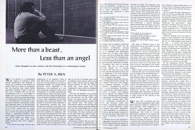 More than a beast, Less than an angel