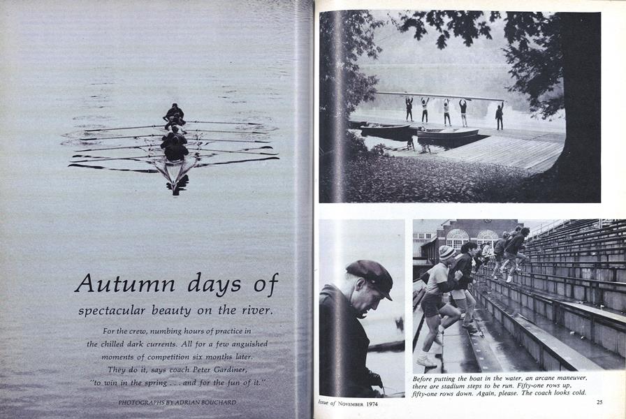 Autumn days of spectacular beauty on the river