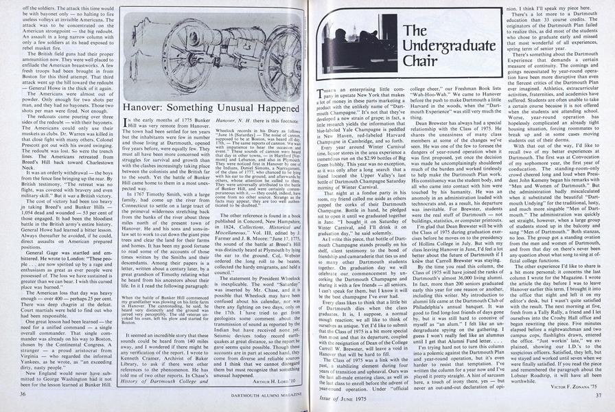 The Undergraduate Chair