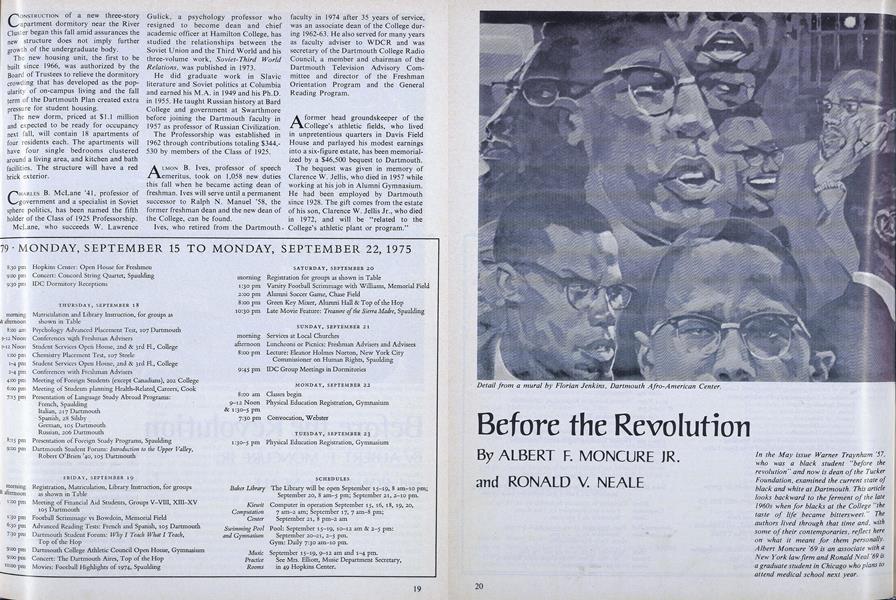Before the Revolution