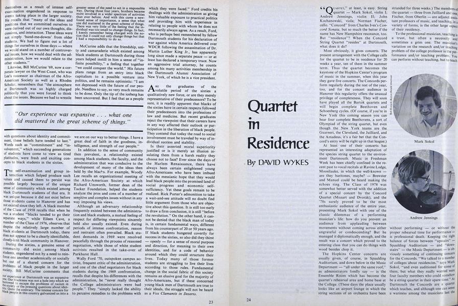 Quartet in Residence