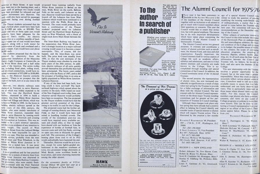 The Alumni Council for 1975-76