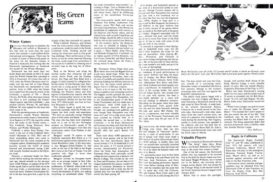 Winter Games - February | Dartmouth Alumni Magazine