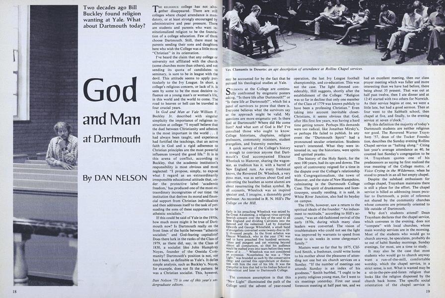 God and Man at Dartmouth