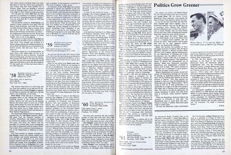 Politics Grow Greener