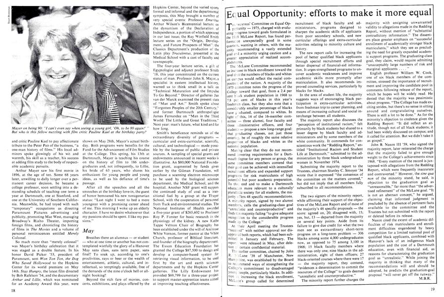 Equal Opportunity: efforts to make it more equal
