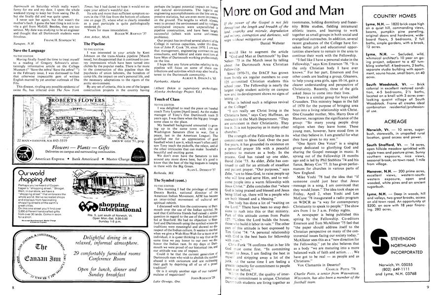 More on God and Man