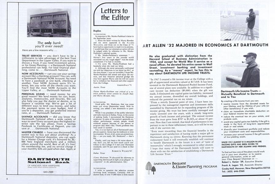 Letters to the Editor