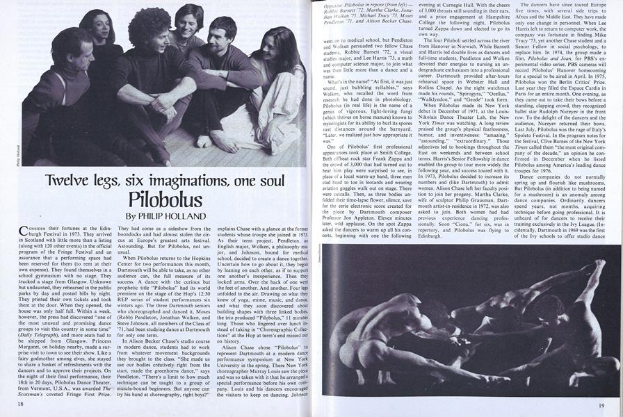 Twelve legs, six imaginations, one soul Pilobolus