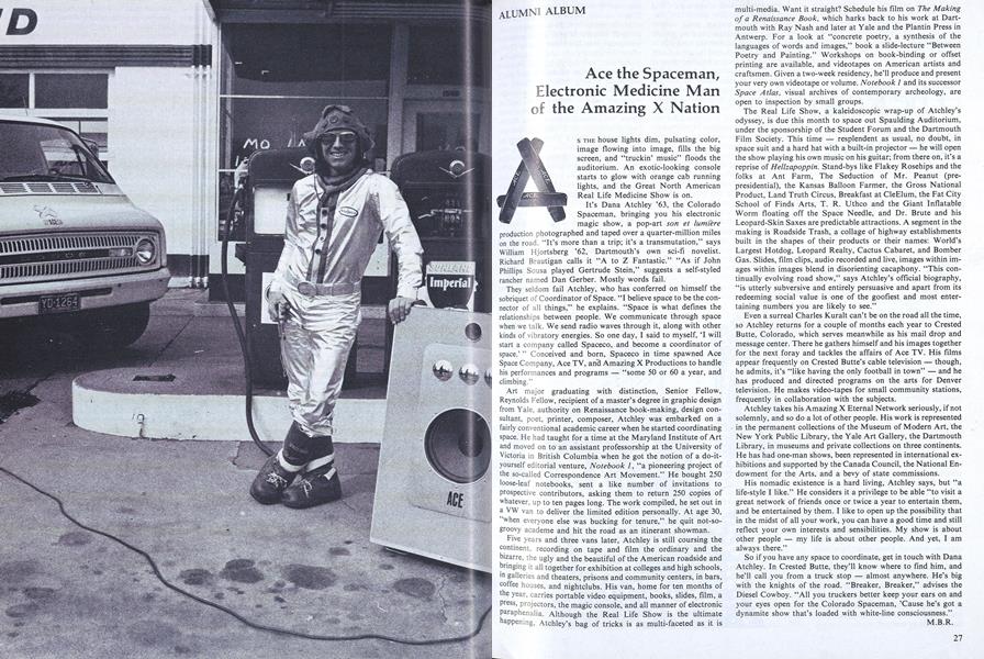Ace the Spaceman, Electronic Medicine Man of the Amazing X Nation
