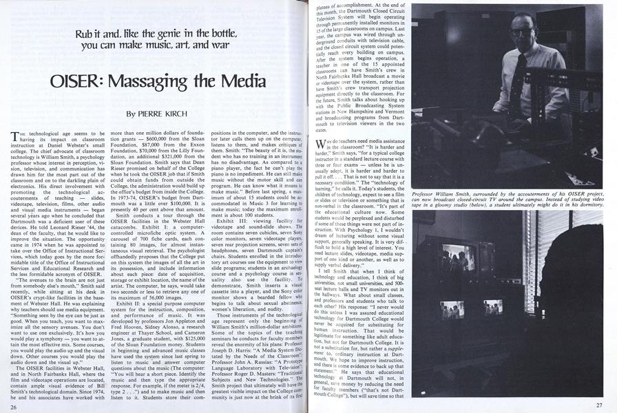 OISER: Massaging the Media