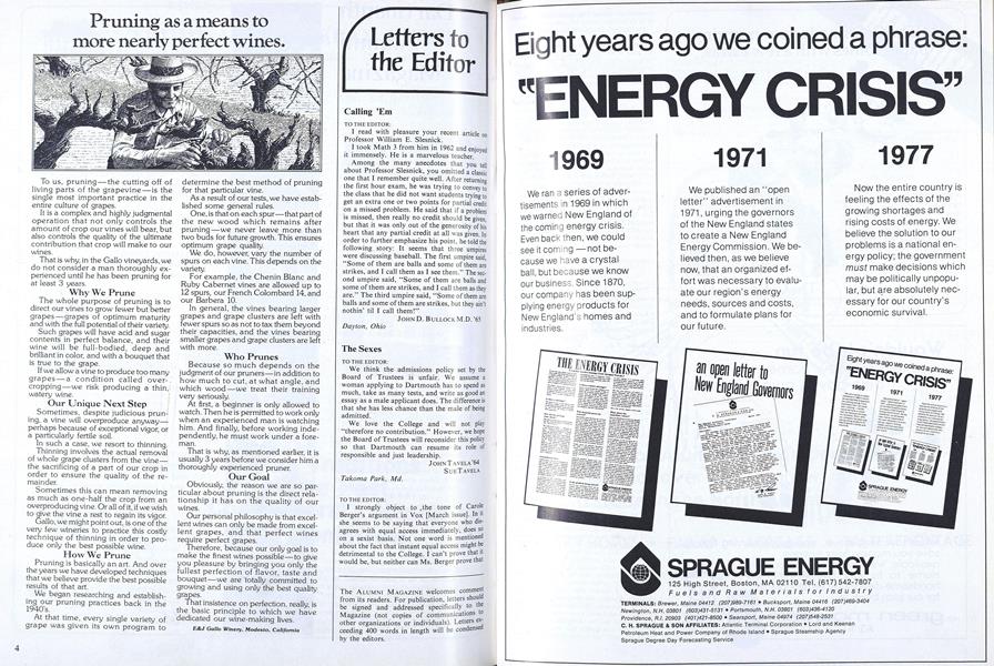 Letters to the Editor